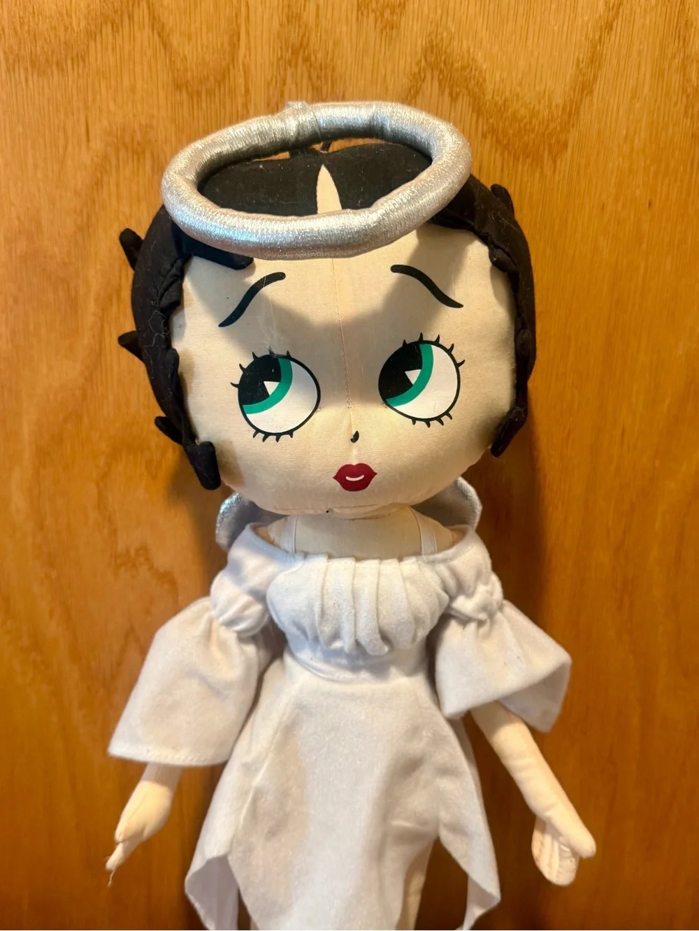 Vintage Betty Boop angel plush Stuffed doll by Kellytoy 17”